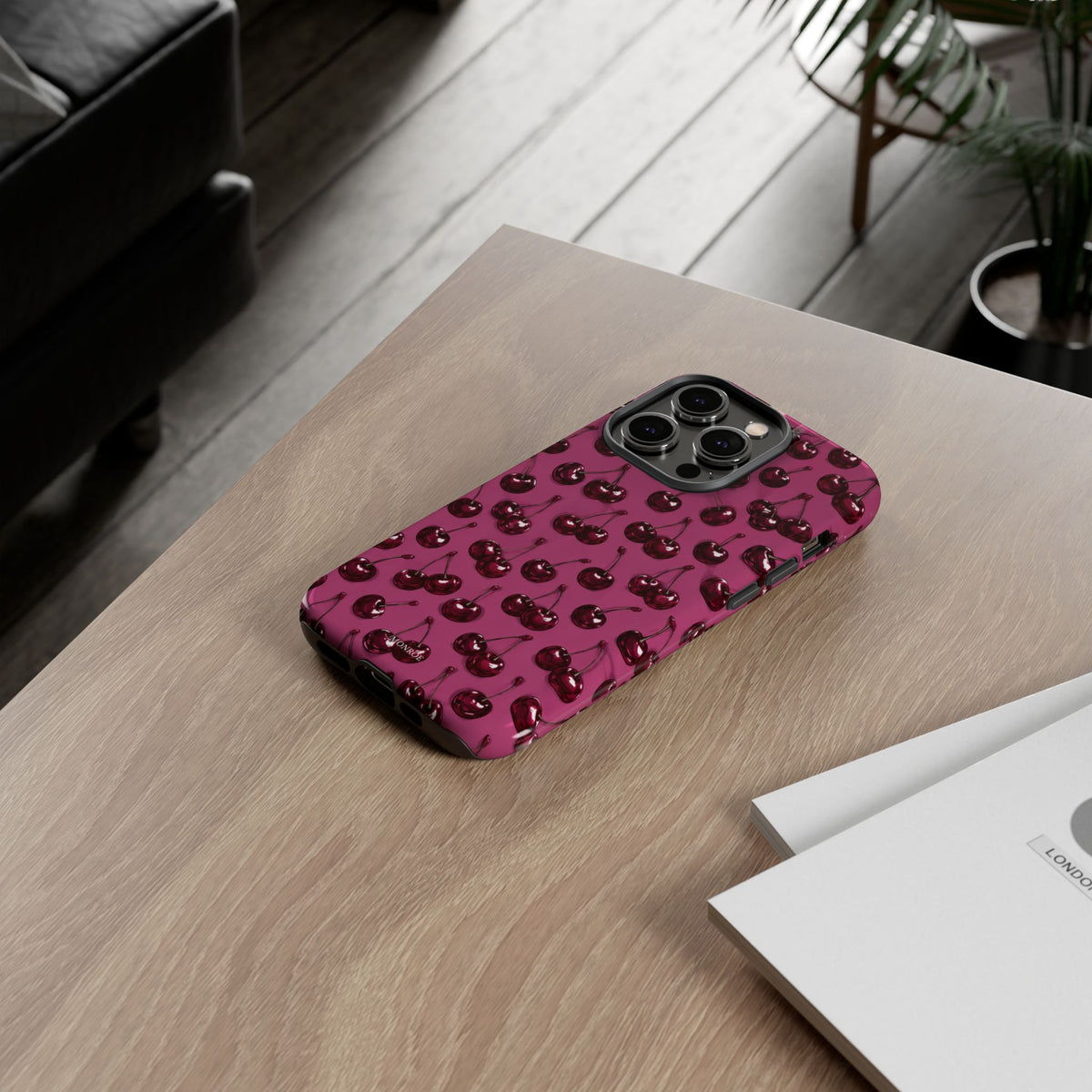 Burgundy Cherries Tough Case