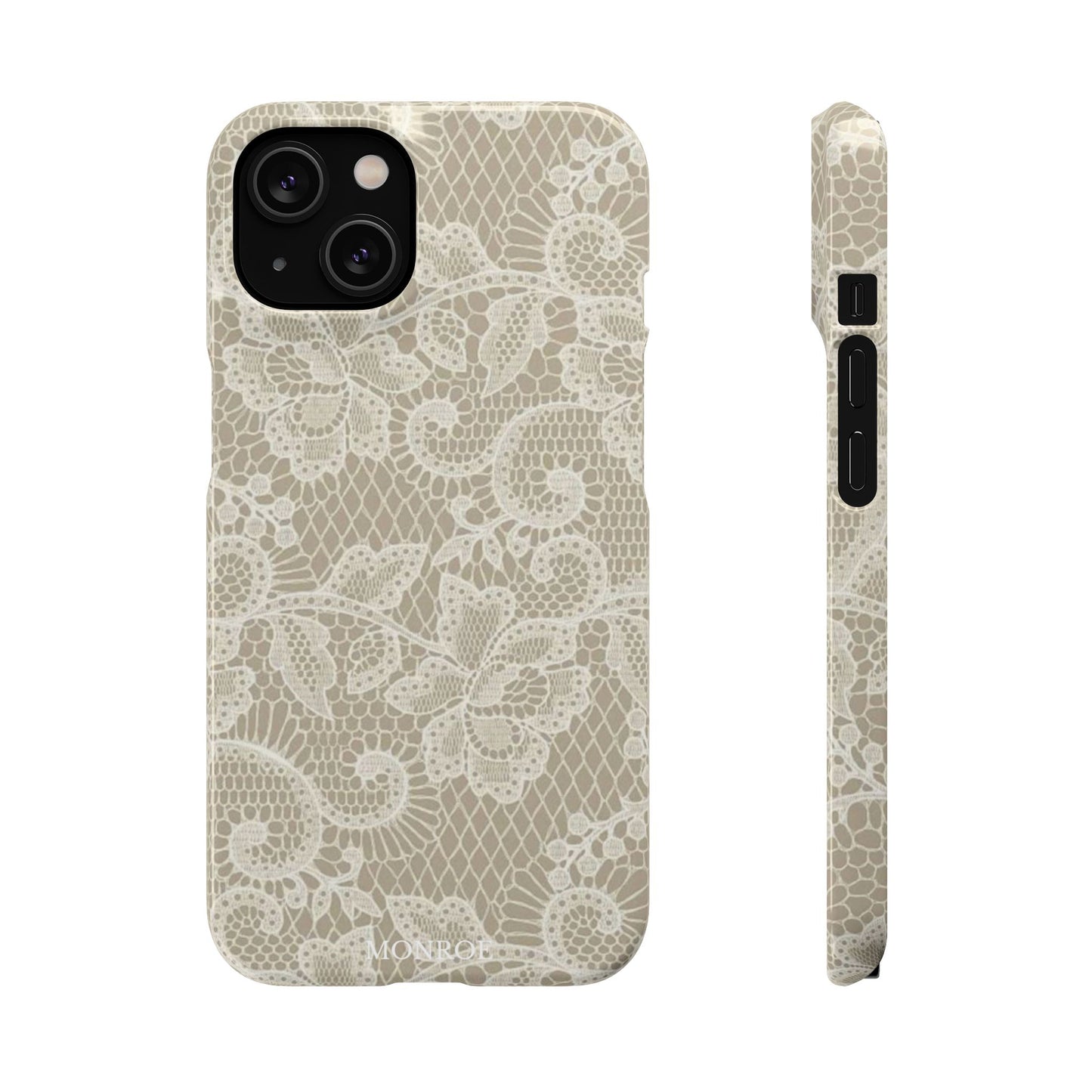 Vintage Beige Lace Case