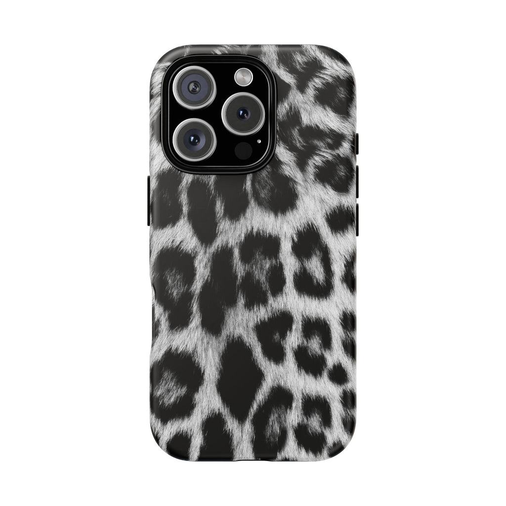 B&W Leopard Phone Case