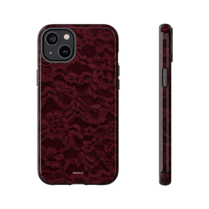 Burgundy Lace Tough Case