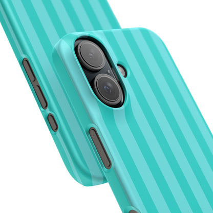 Striped Aqua Case