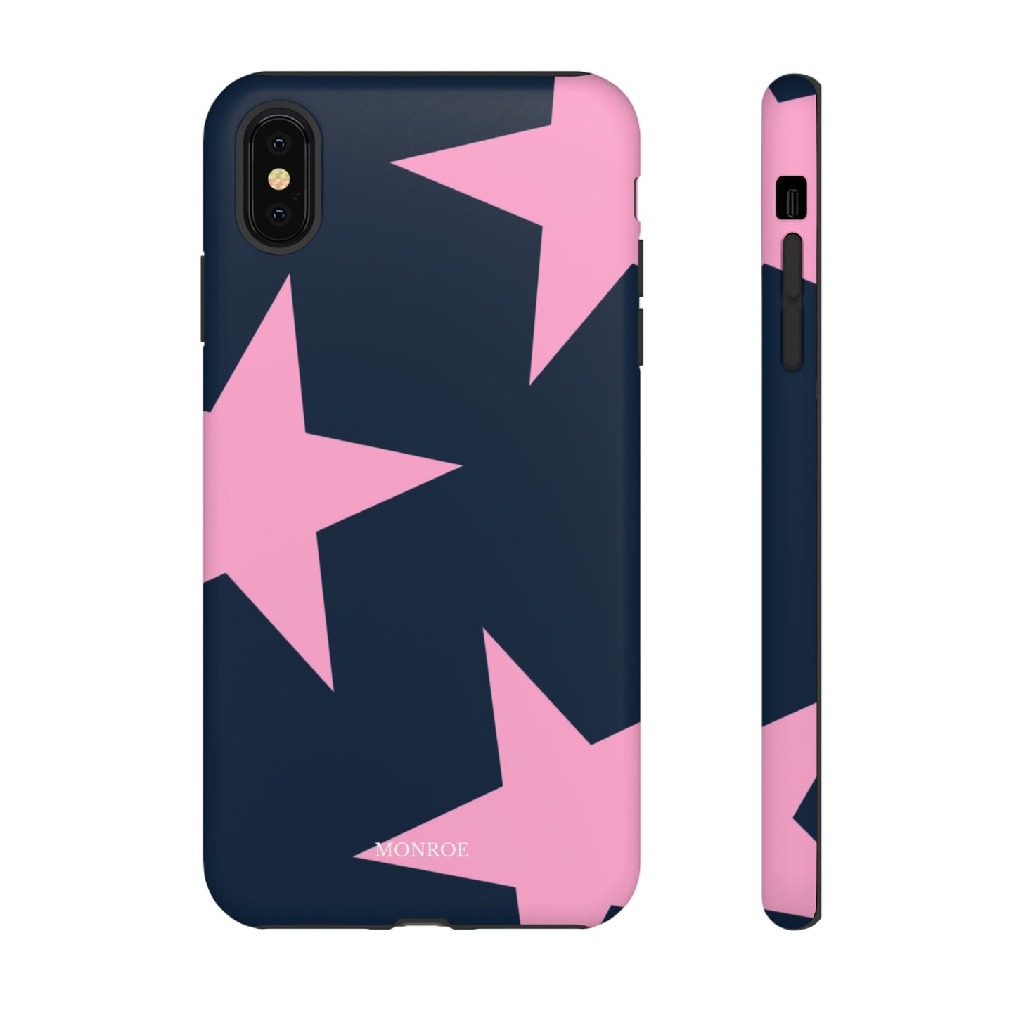Navy & Pink Star Tough Cover