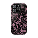 Pink Lace Pattern Tough Phone Case