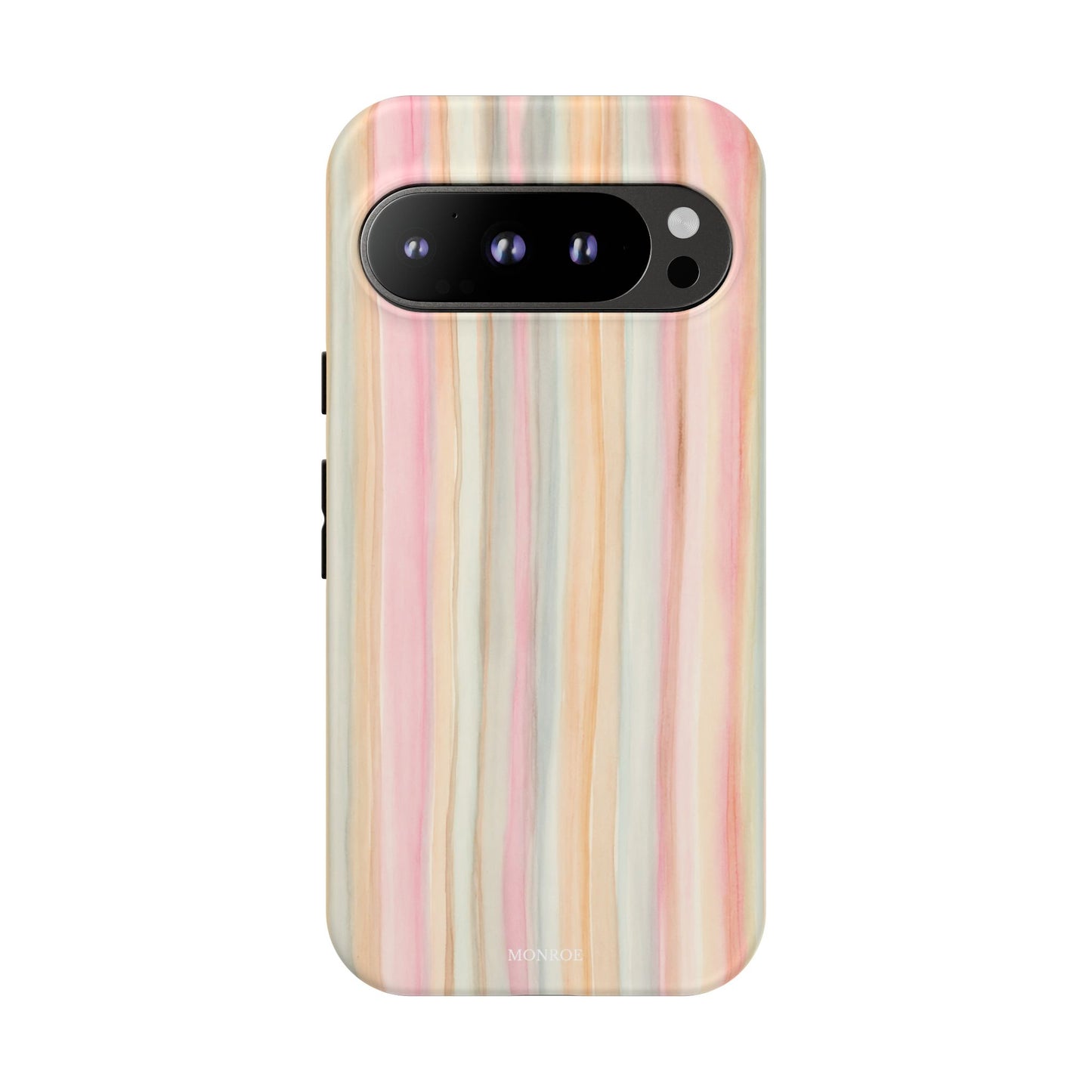 Pastel Watercolor Stripe Tough Case