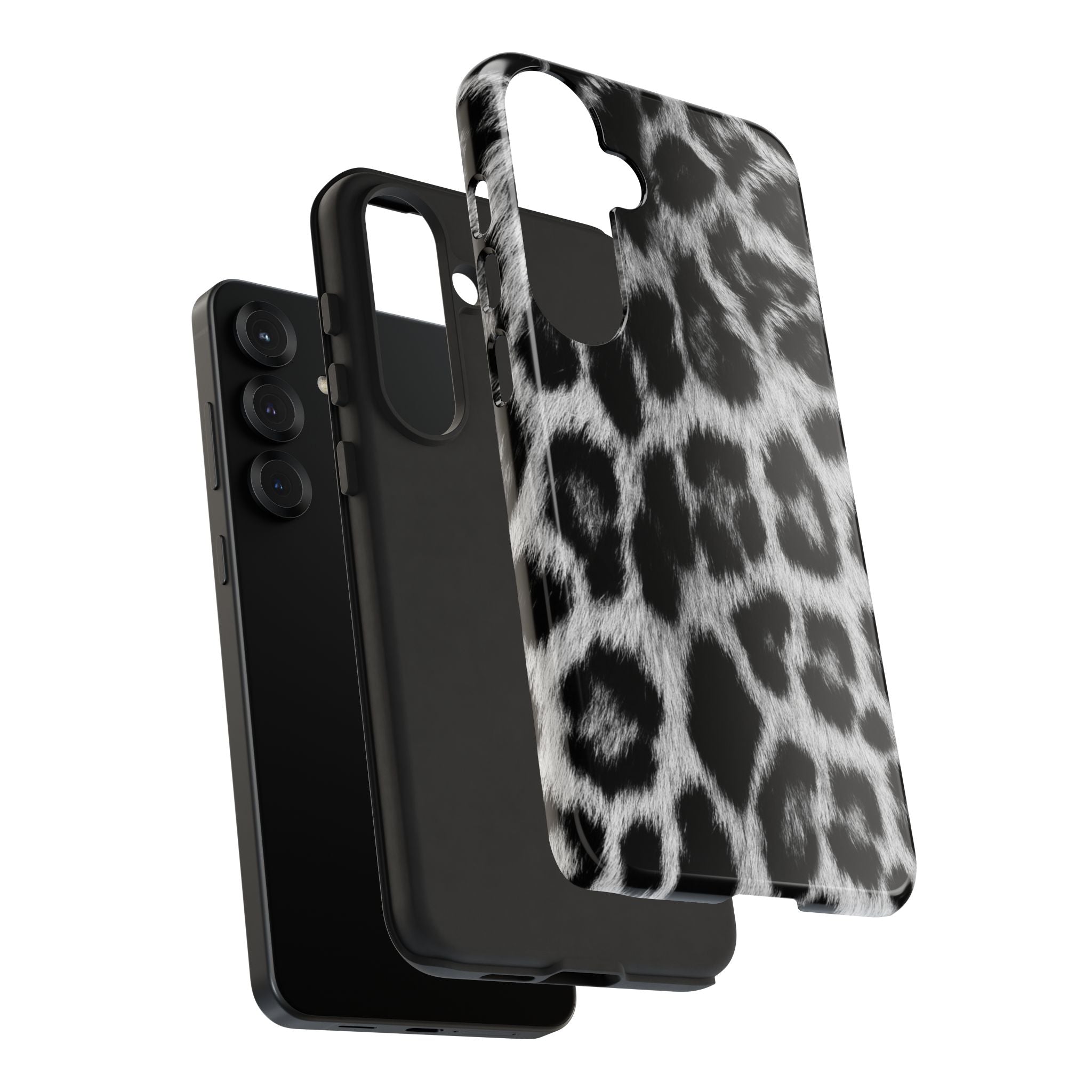 B&W Leopard Phone Case