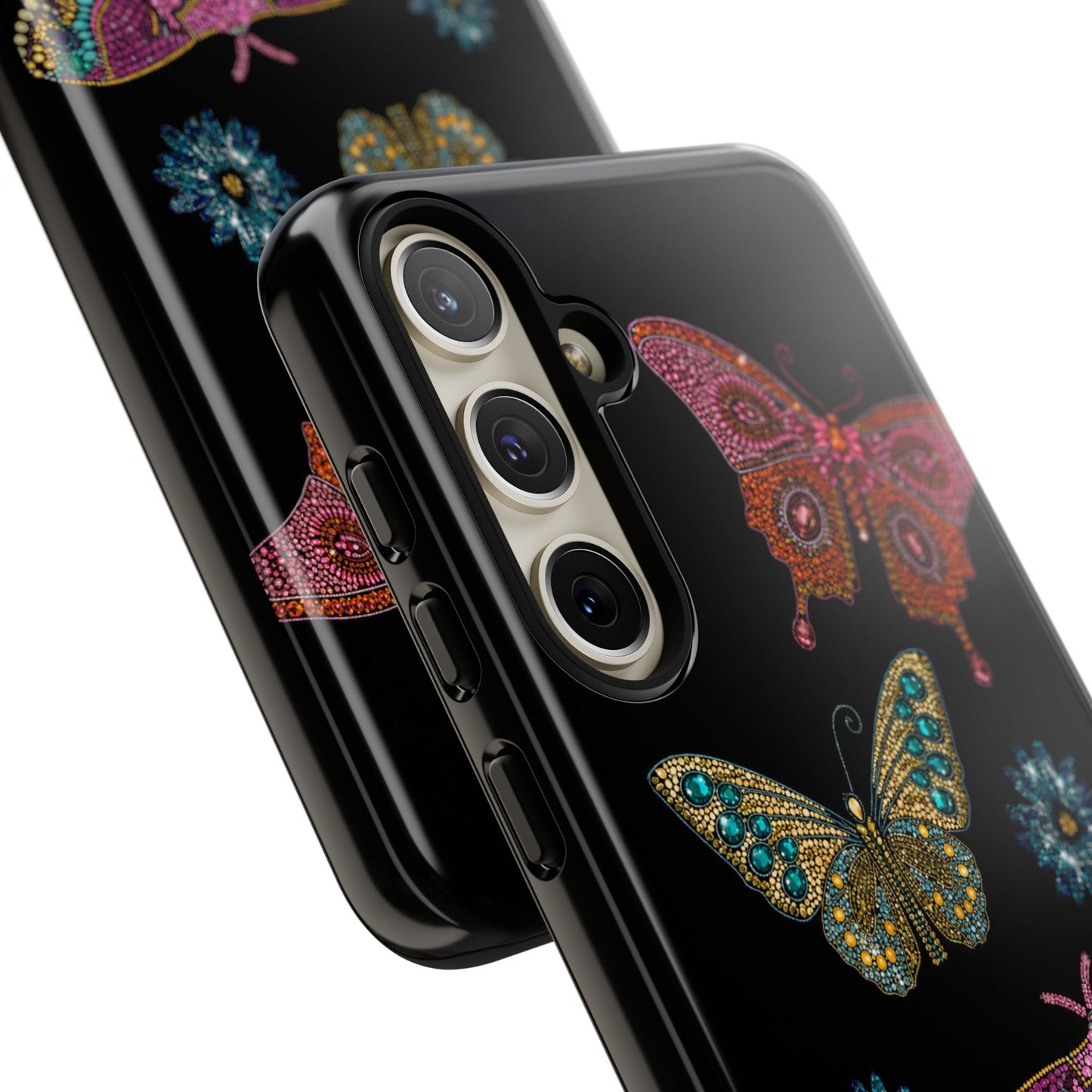 Butterfly Beaded Tough Case