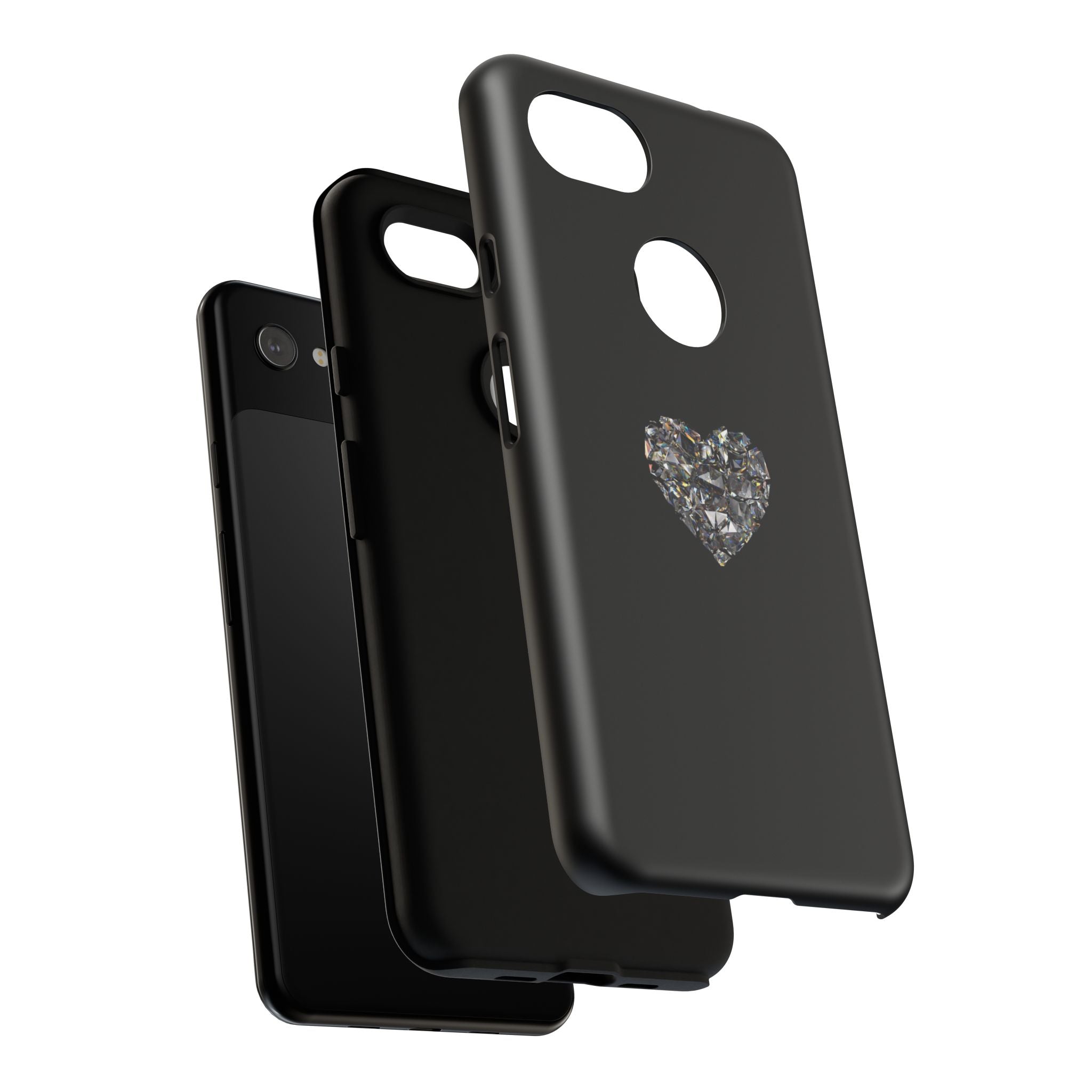 Crystal Heart Phone Case