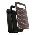 Brown Polka Phone Case