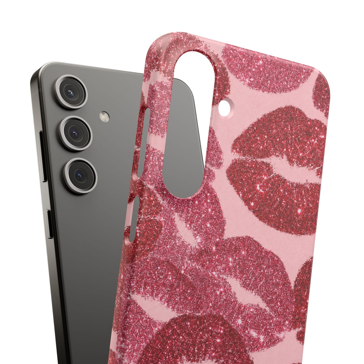 Pink Glitter Kiss Case
