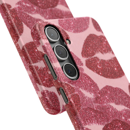 Pink Glitter Kiss Case