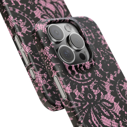 Pink Lace Pattern Case