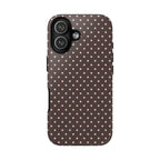 Brown Polka Phone Case
