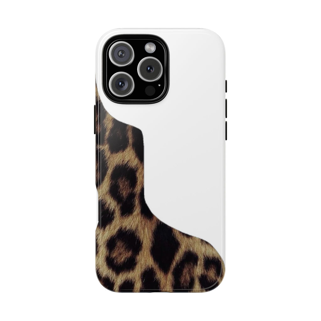 Half Cheetah Print Phone Case