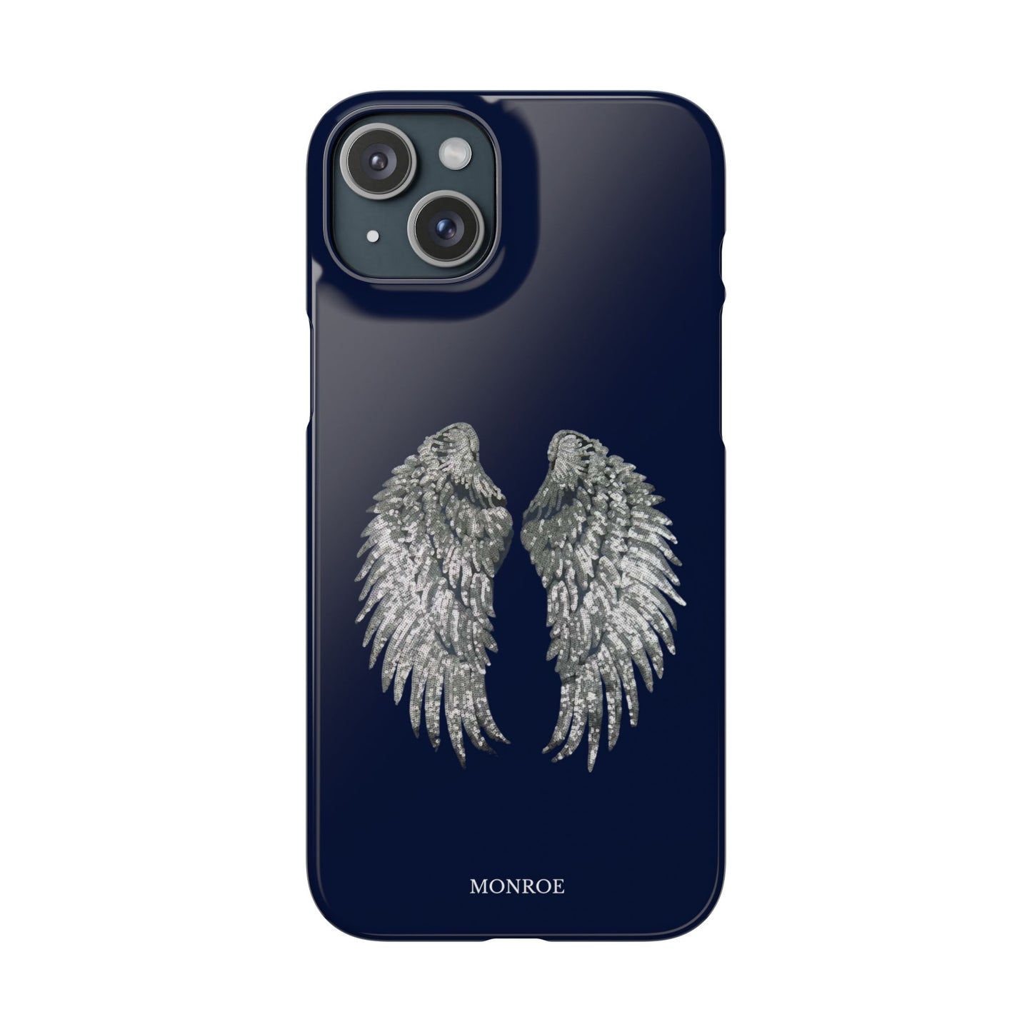 Navy Angel Wings Case