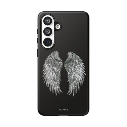 Silver Wings Black Tough Case