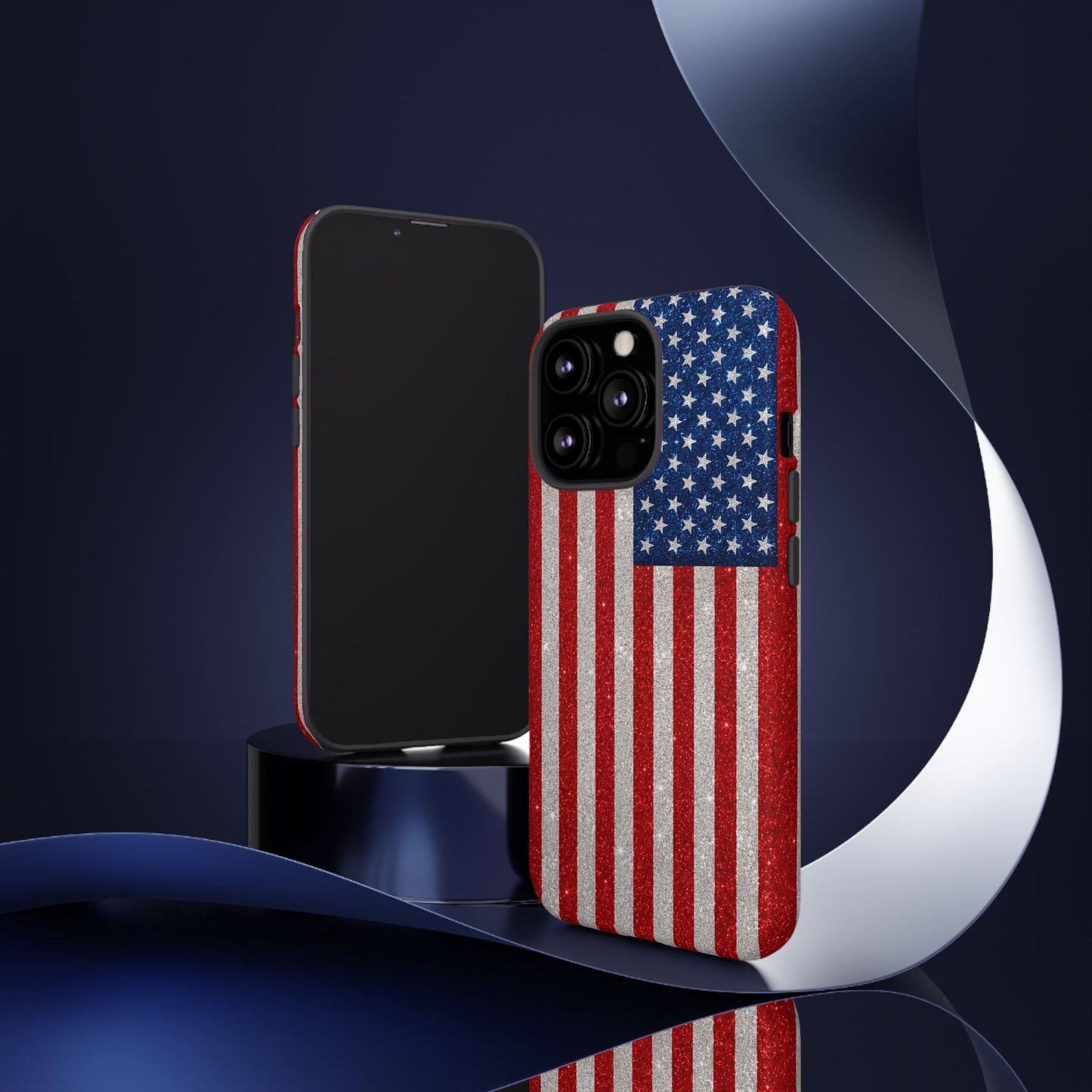 America Glitter Tough Case
