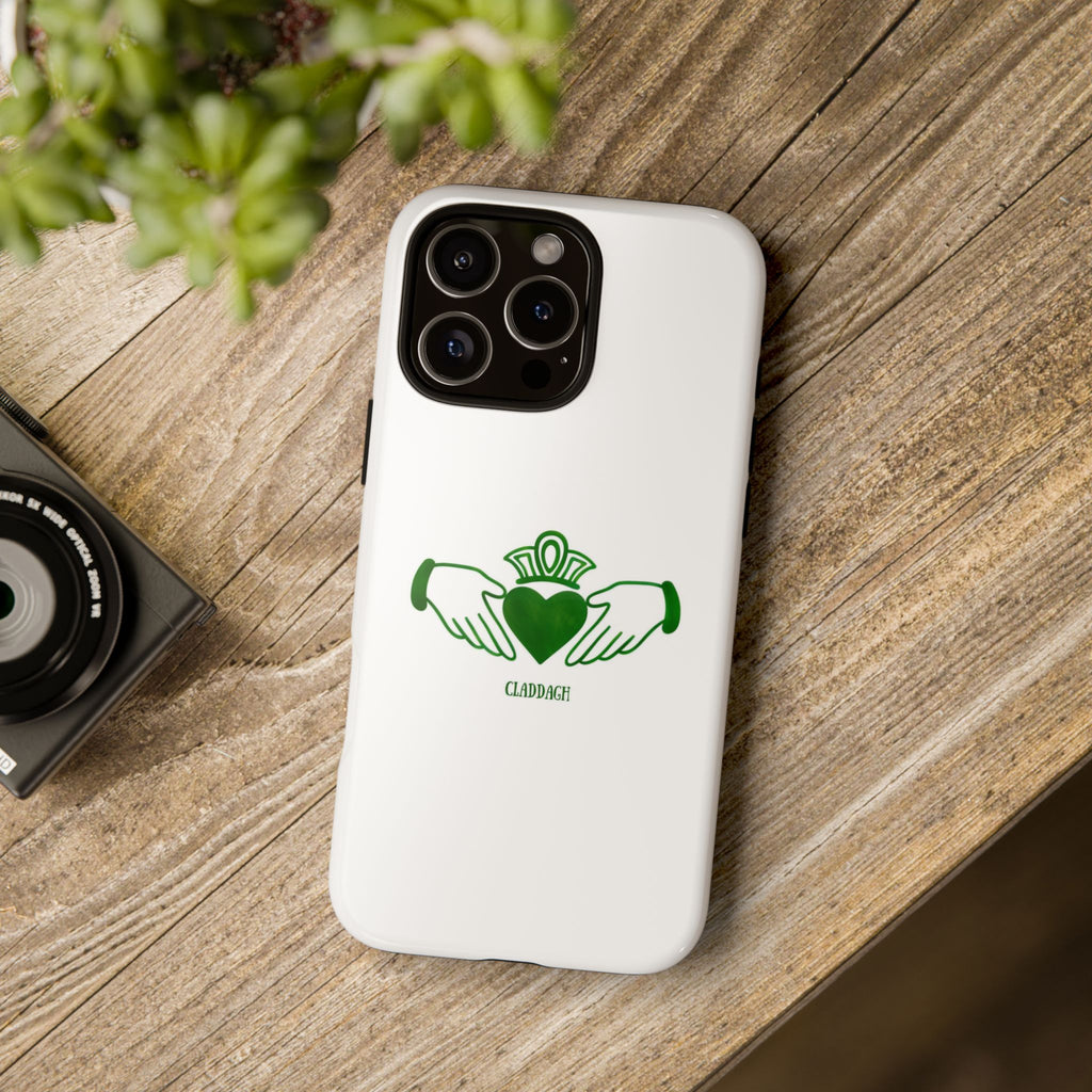 Irish Claddagh Symbol Green Tough Case