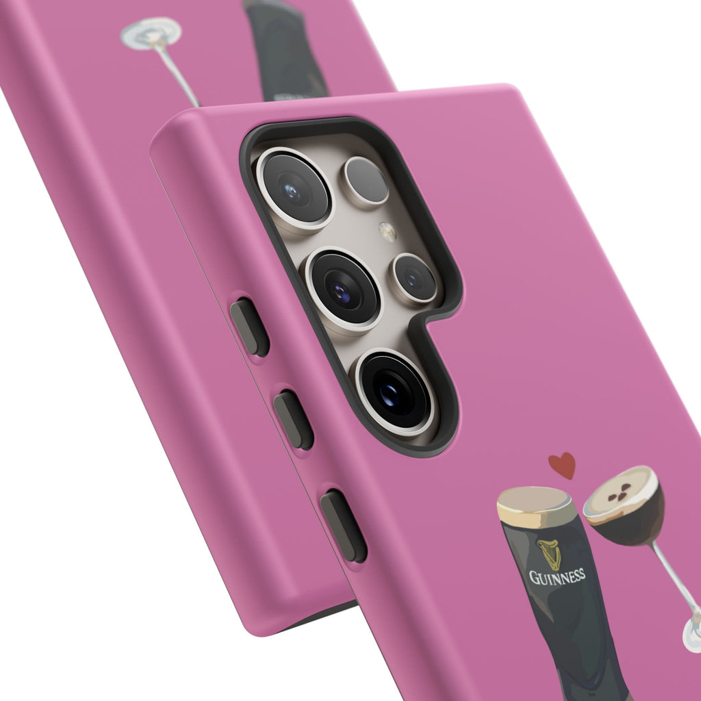 Pint & Wine Glass (Pink) Tough Case