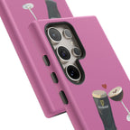 Pint & Wine Glass (Pink) Tough Case