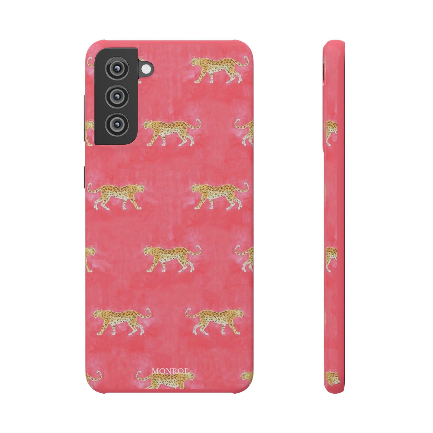 Pink Watercolor Leopard Case