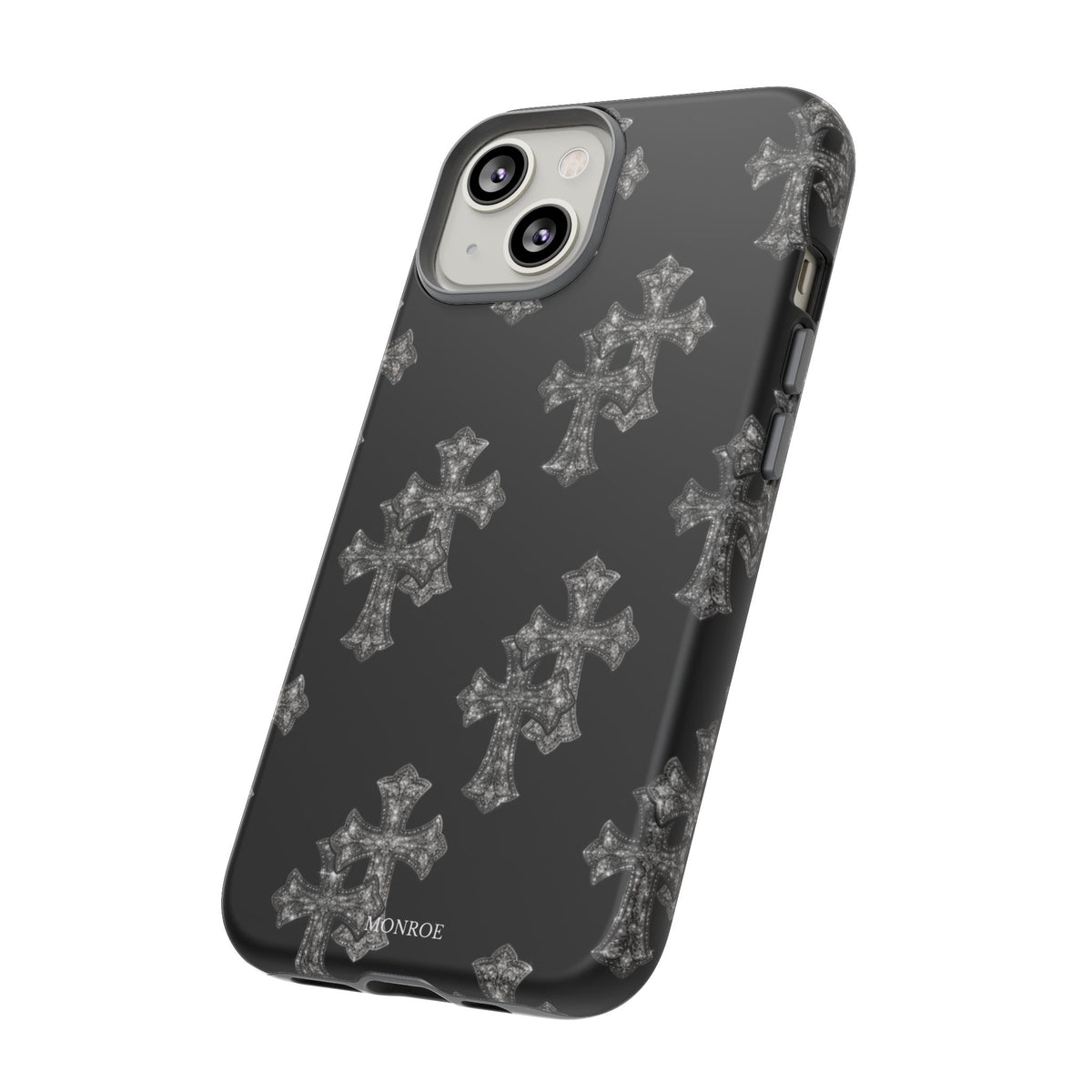 Black Crystal Cross Tough Case