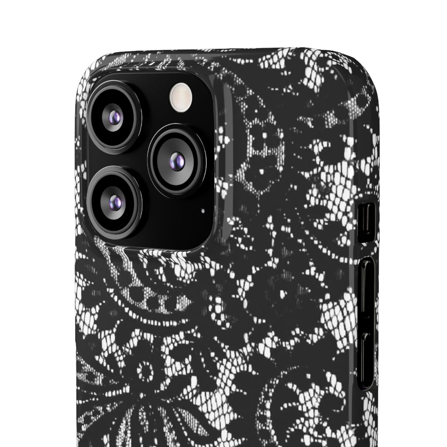 Black Lace Elegant Pattern Case
