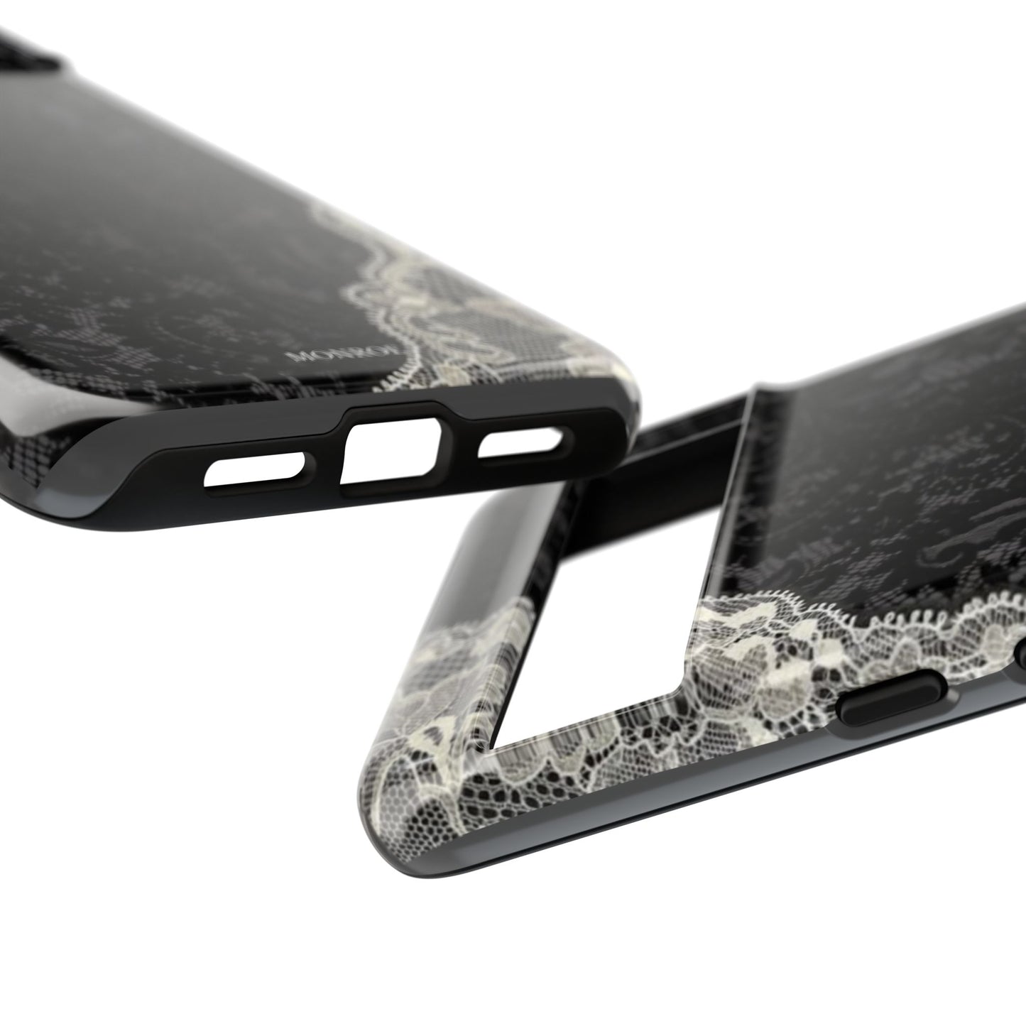 Black & White Edged Tough Case