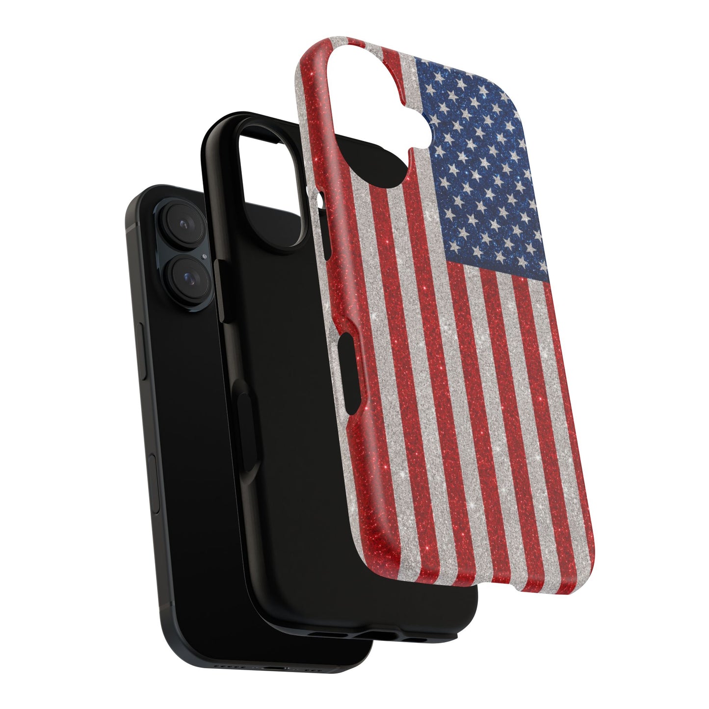 America Glitter Tough Case