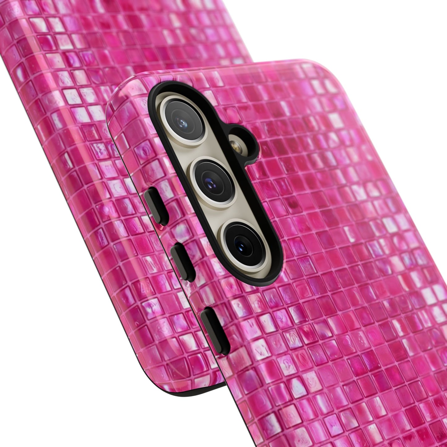Hot Pink Mosaic Tough Case