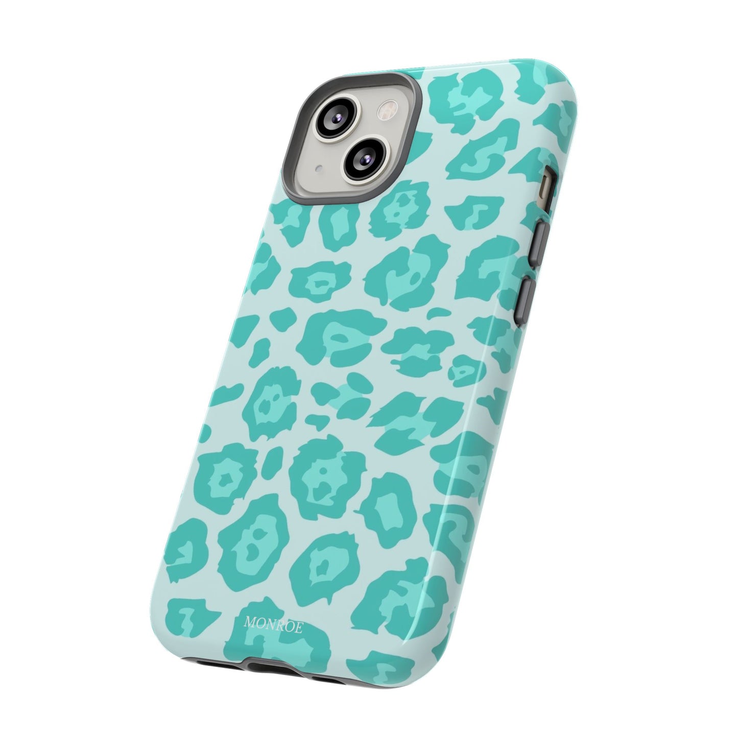 Teal Leopard Tough Case