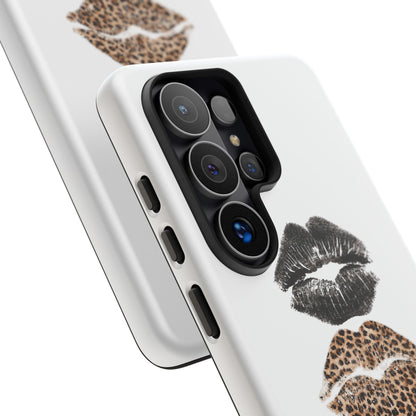Leopard Glam Lip Tough Case