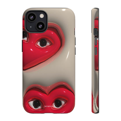 Red Heart Eyes Tough Case