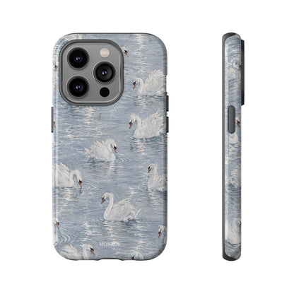 Swan Pattern Tough Case