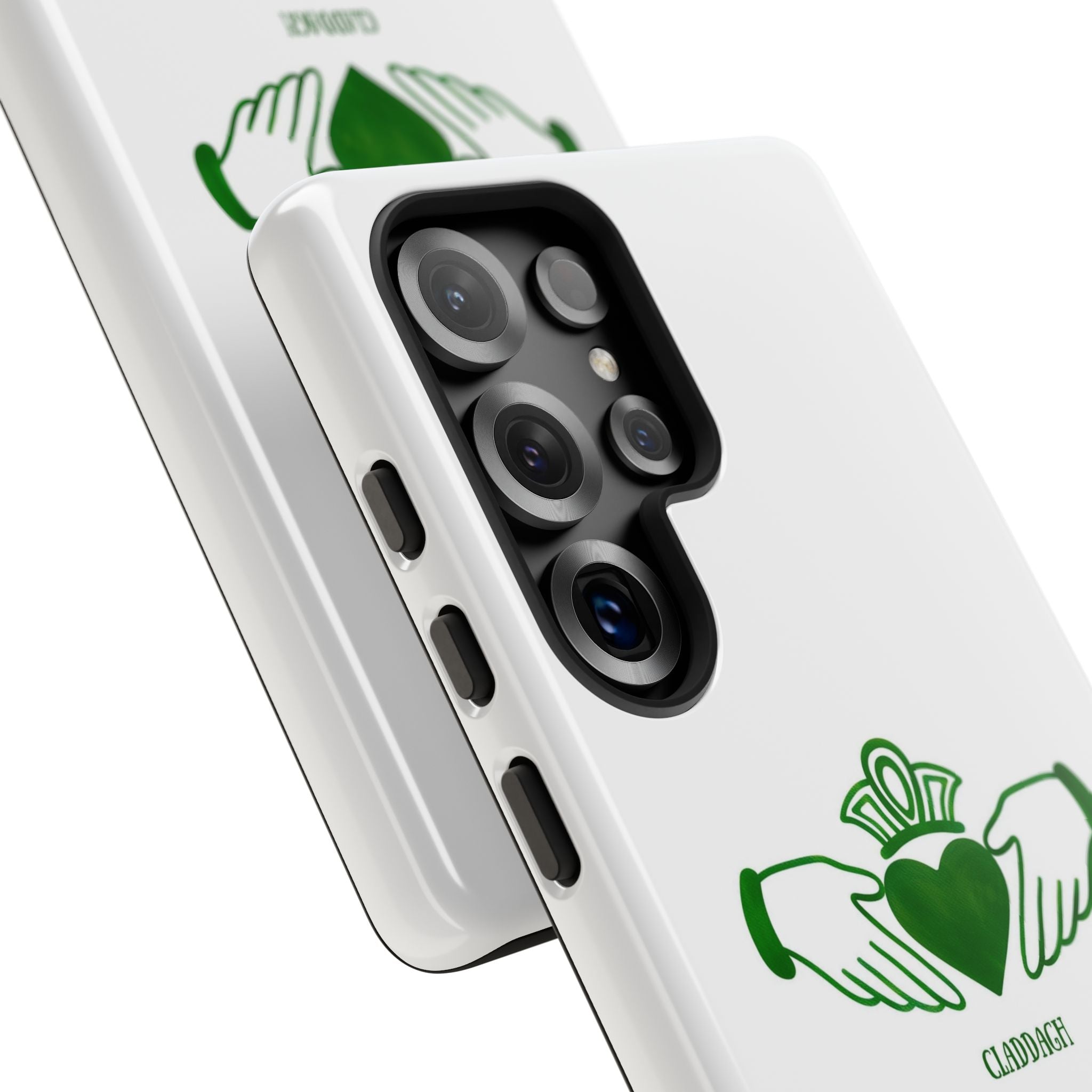 Irish Claddagh Symbol Green Tough Case