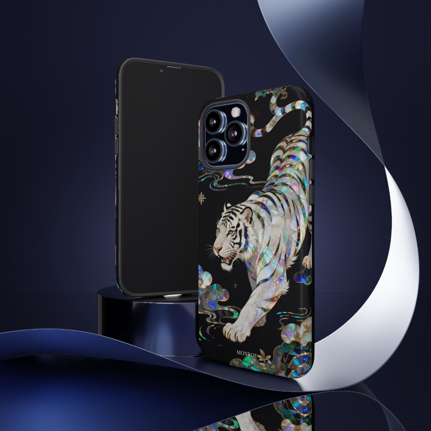 Iridescent White Tiger Tough Case