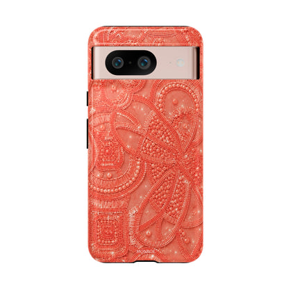 Coral Lace Tough Case