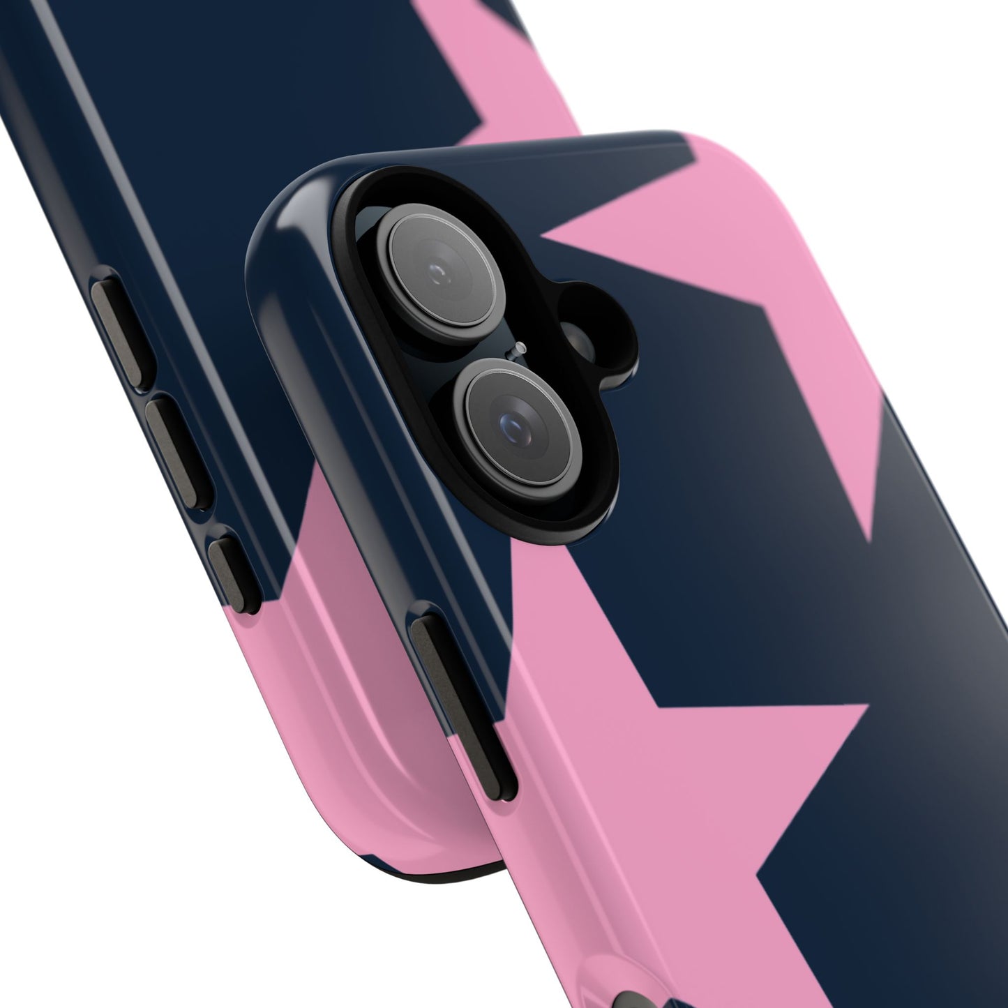 Navy & Pink Star Tough Cover