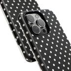 Black Polka Dot Phone Case