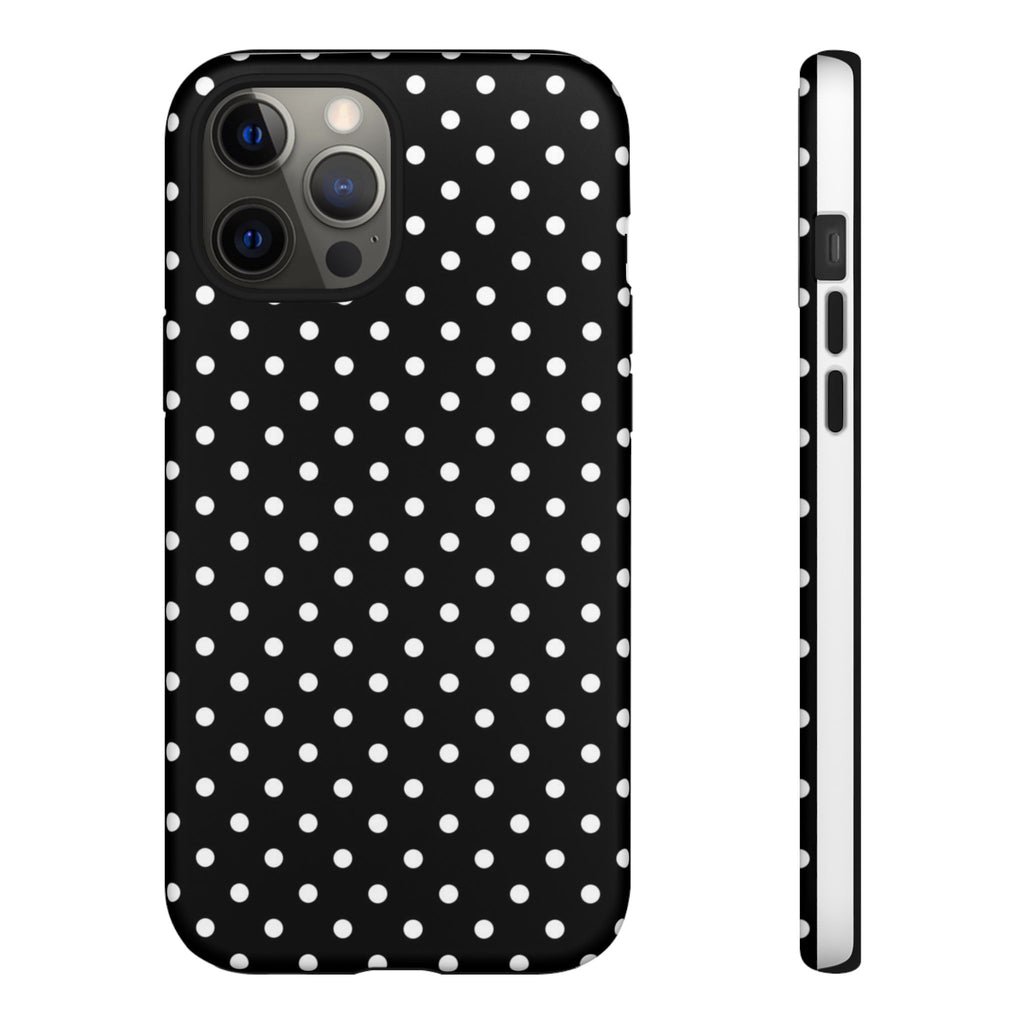 Black Polka Dot Phone Case