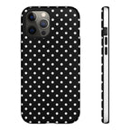 Black Polka Dot Phone Case