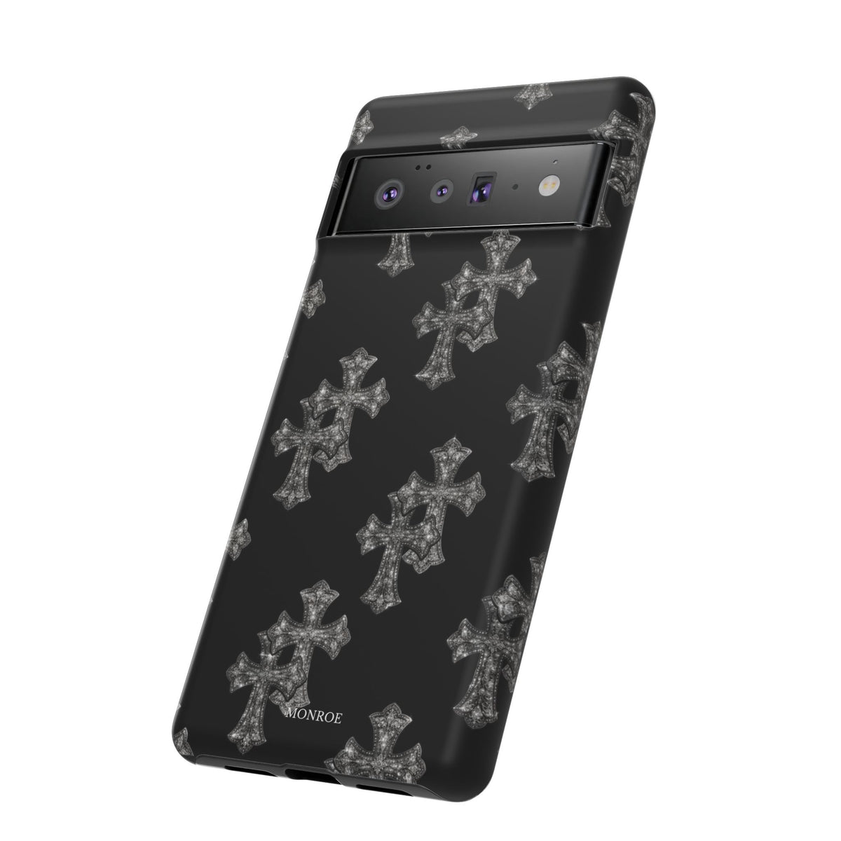 Black Crystal Cross Tough Case