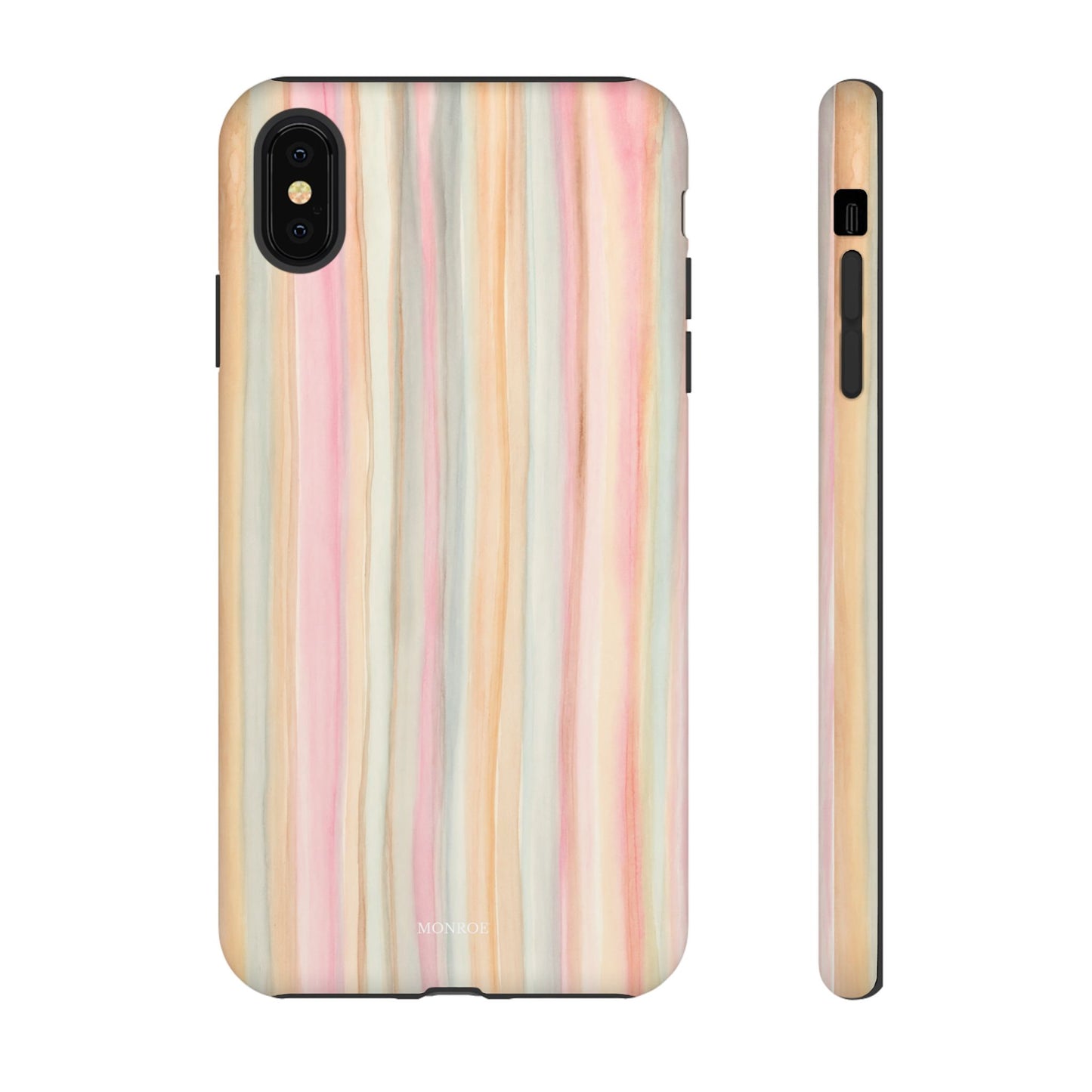 Pastel Watercolor Stripe Tough Case