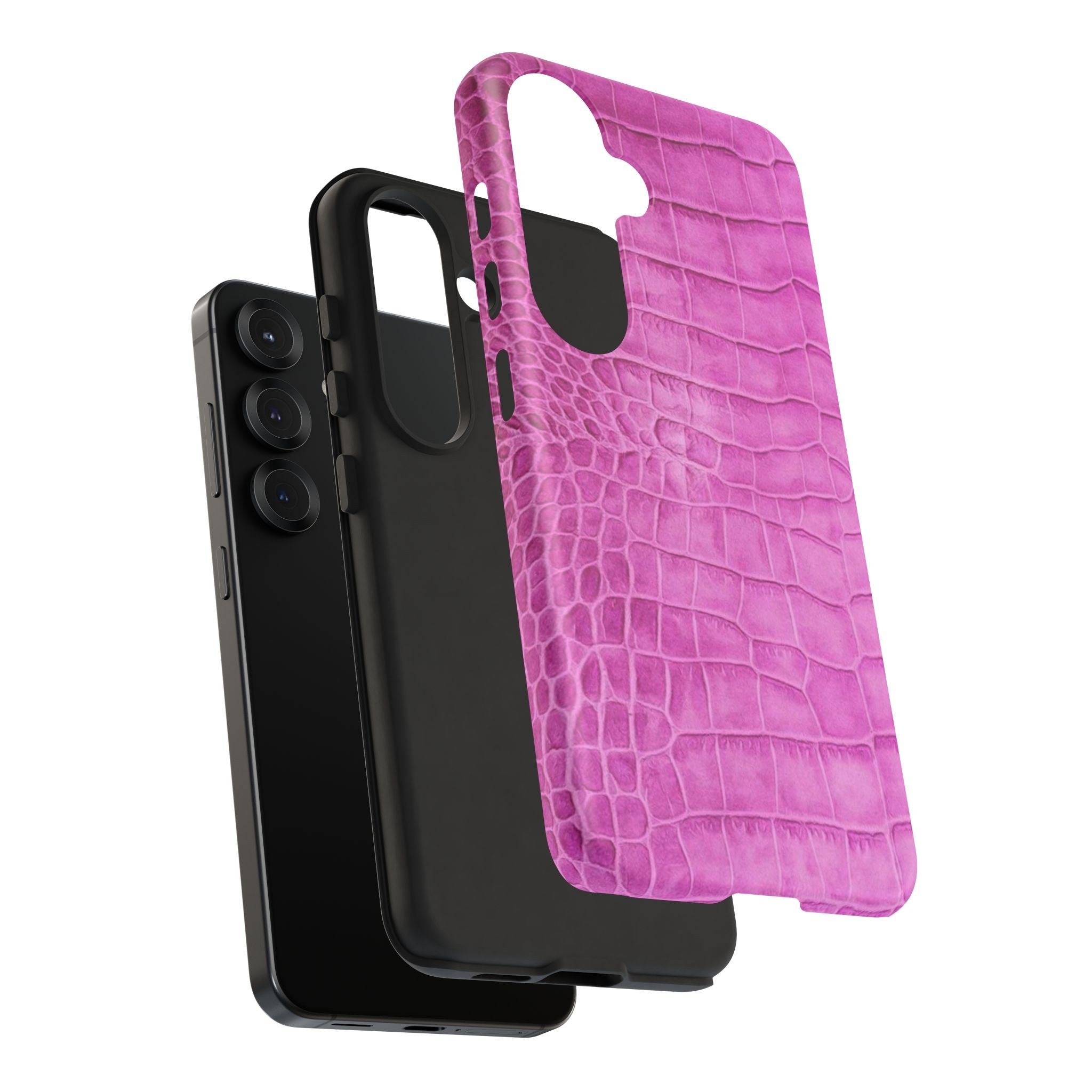 Purple Croc Phone Case