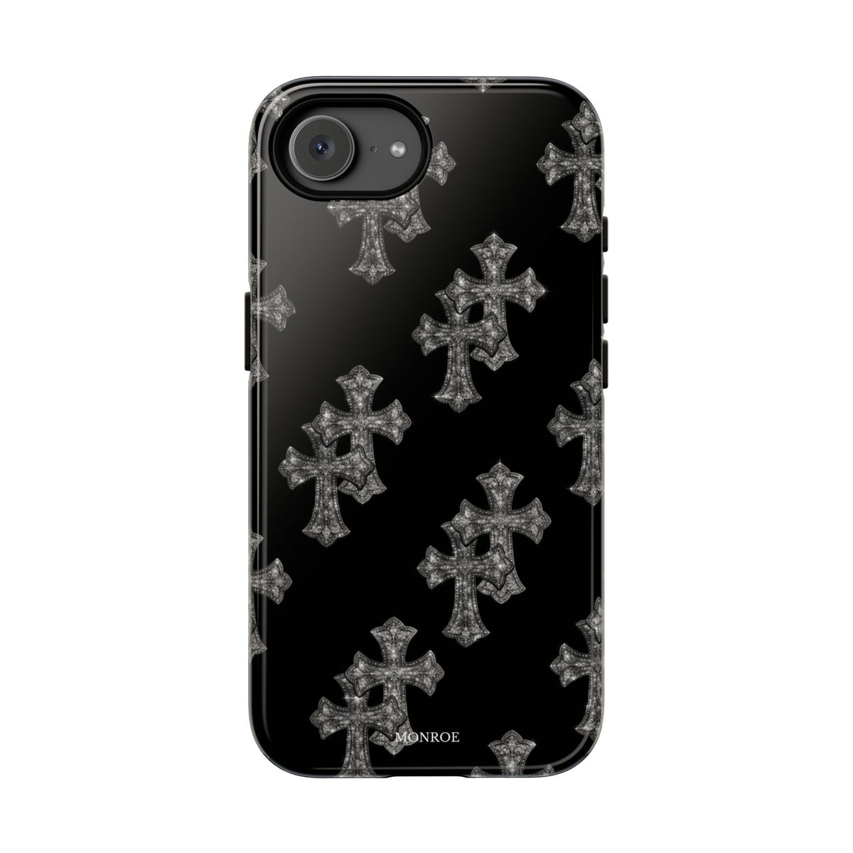 Black Crystal Cross Tough Case