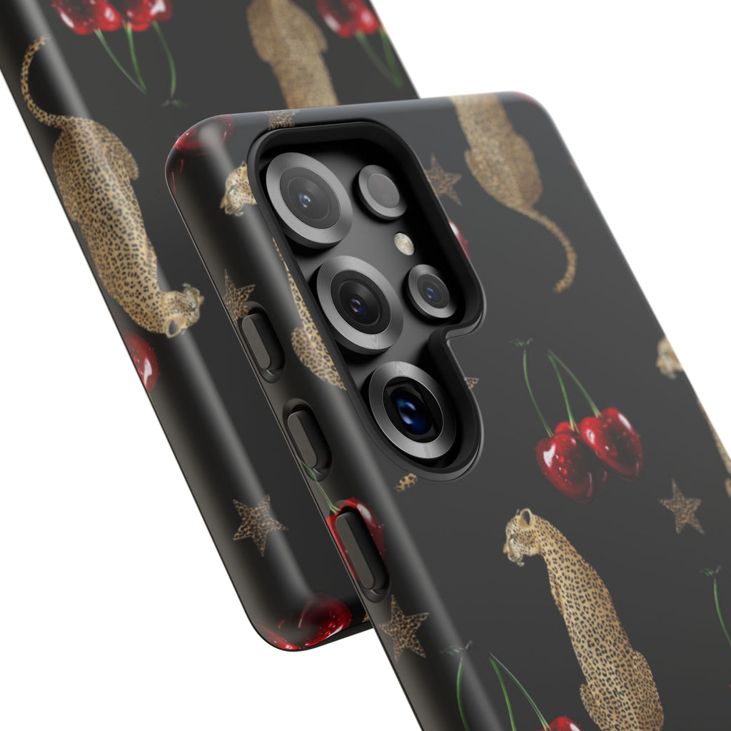 Leopards & Cherries Phone Case