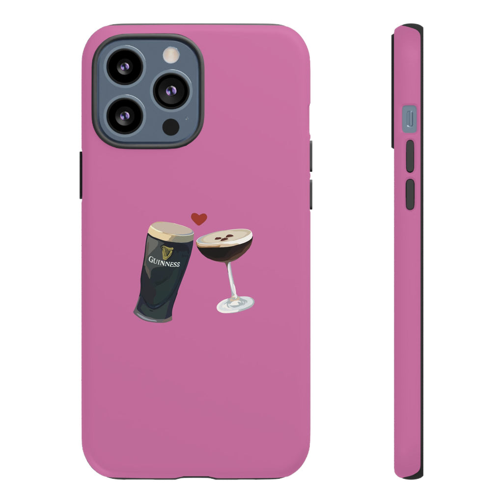 Pint & Wine Glass (Pink) Tough Case