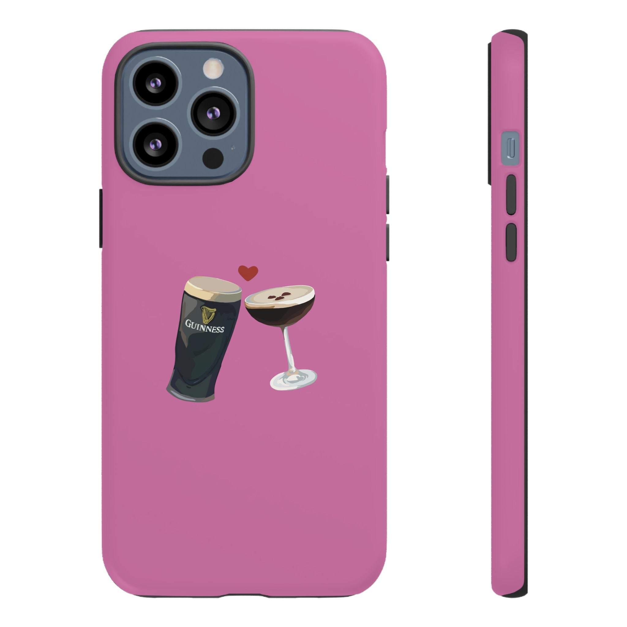 Pint & Wine Glass (Pink) Tough Case