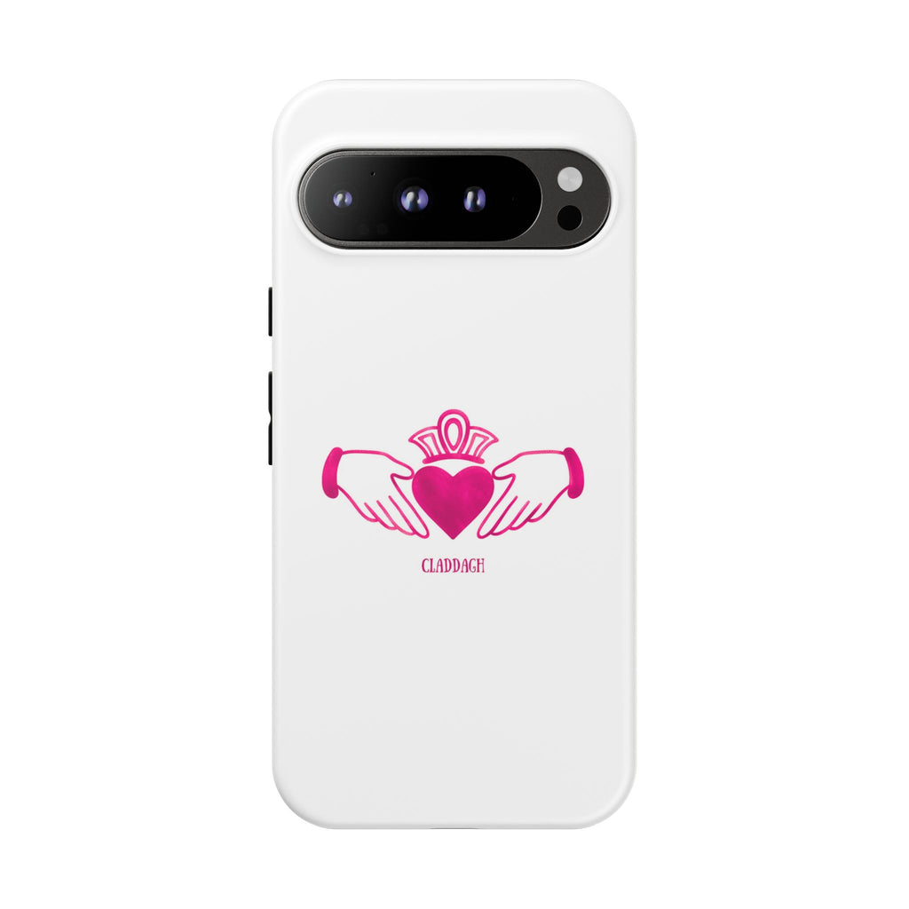 Pink Irish Claddagh Symbol Tough Phone Case