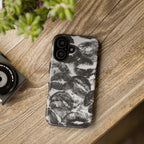 Black and Kiss Design Phone Case