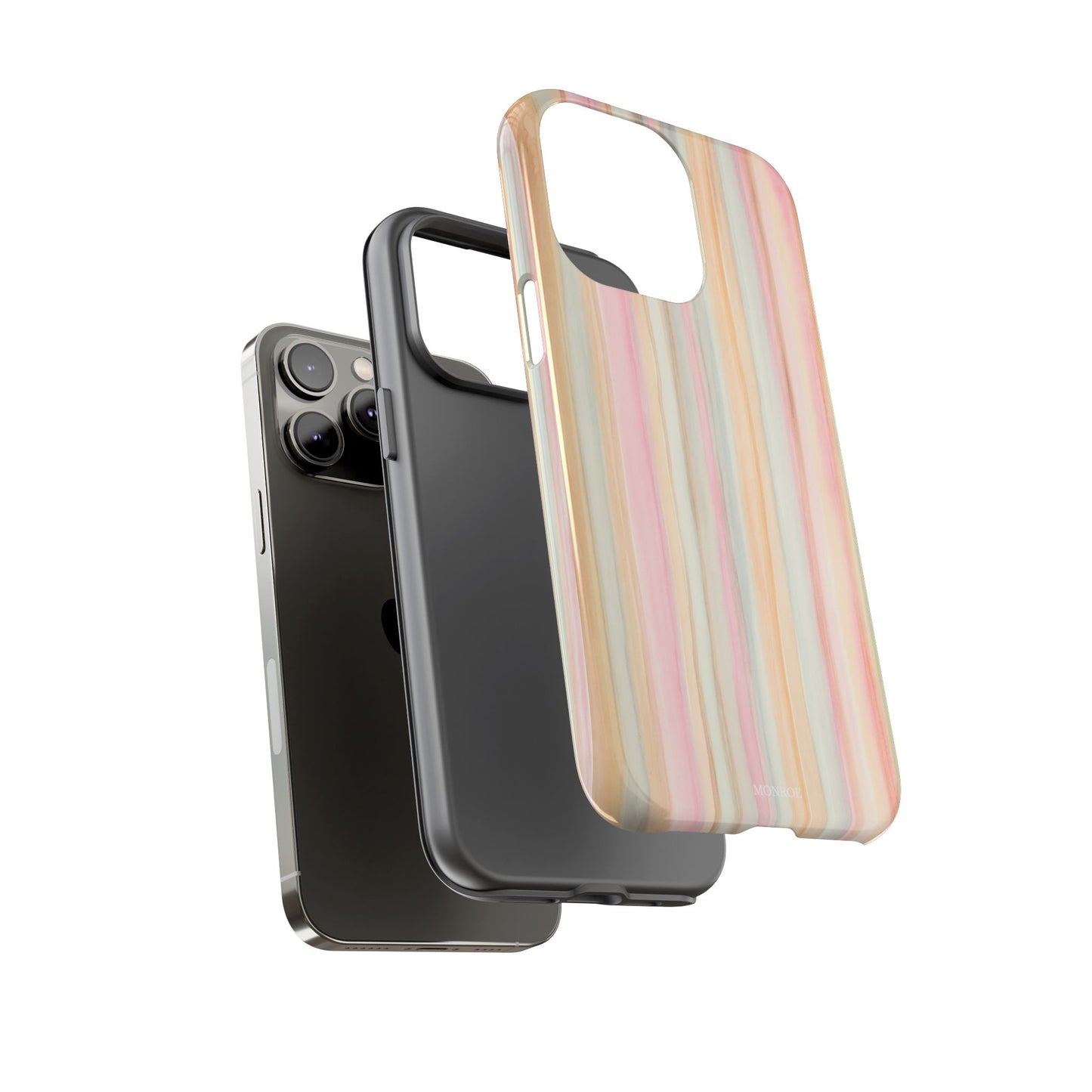 Pastel Watercolor Stripe Tough Case